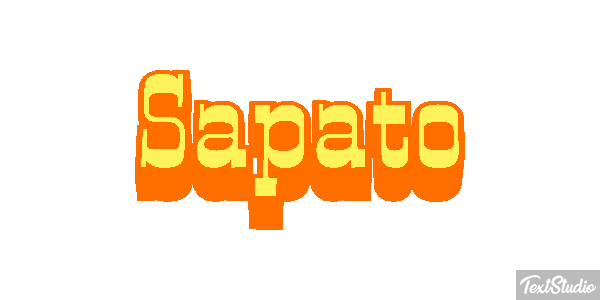 Sapato Текстовый эффект