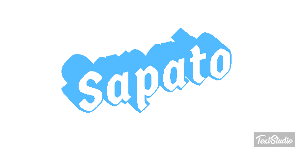 Sapato Текстовый эффект