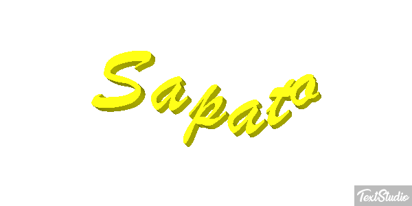 Sapato Текстовый эффект