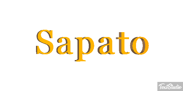 Sapato Текстовый эффект