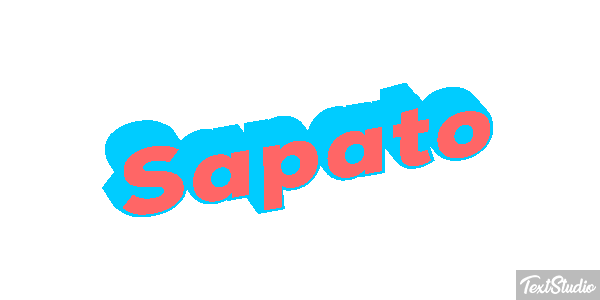 Sapato Текстовый эффект