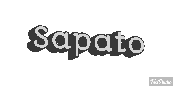 Sapato Текстовый эффект
