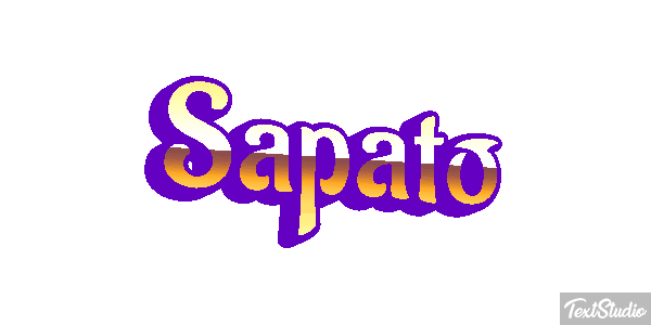 Sapato Текстовый эффект