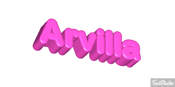 Arvilla Text effect