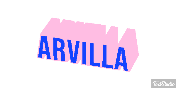 Arvilla Text effect