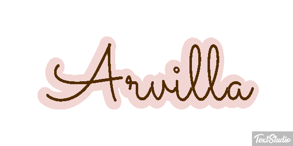 Arvilla Text effect