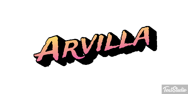 Arvilla Text effect