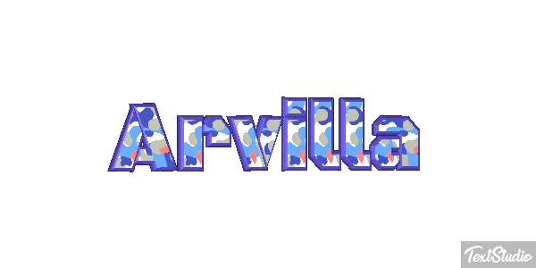 Arvilla Text effect