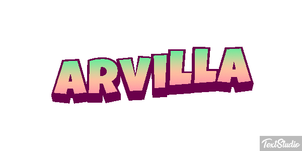 Arvilla Text effect