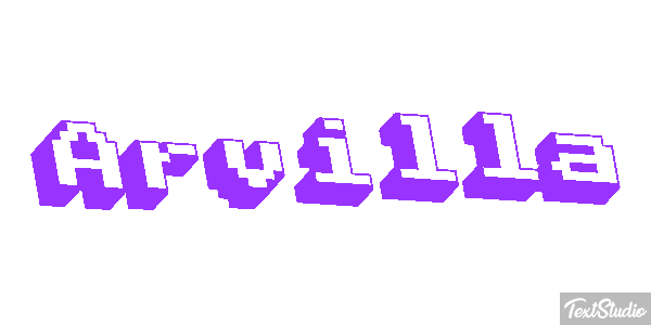 Arvilla Text effect
