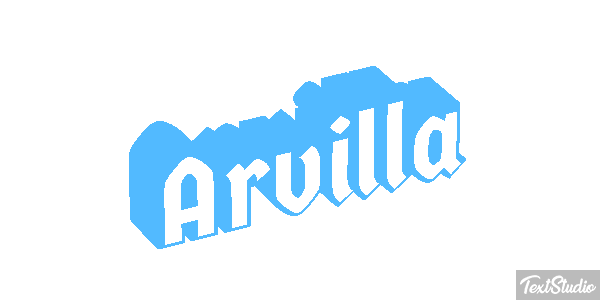 Arvilla Text effect