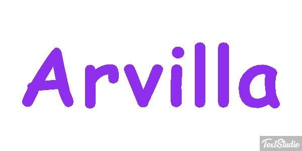 Arvilla Text effect