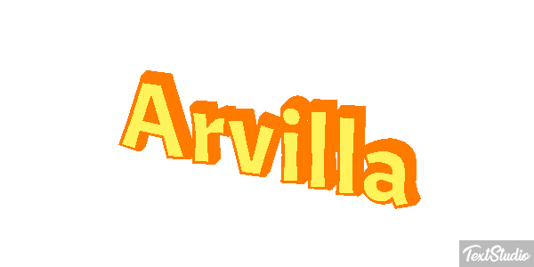 Arvilla Text effect