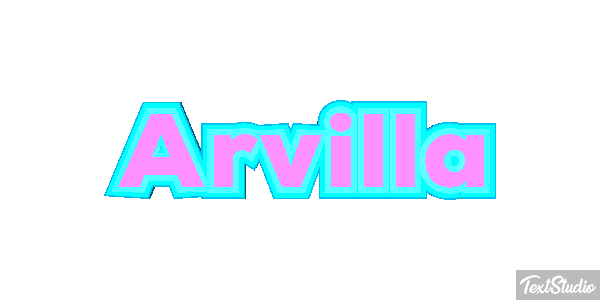 Arvilla Text effect