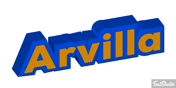 Arvilla Text effect
