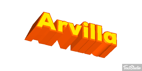 Arvilla Text effect