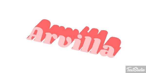 Arvilla Text effect