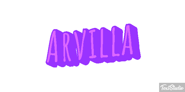 Arvilla Text effect