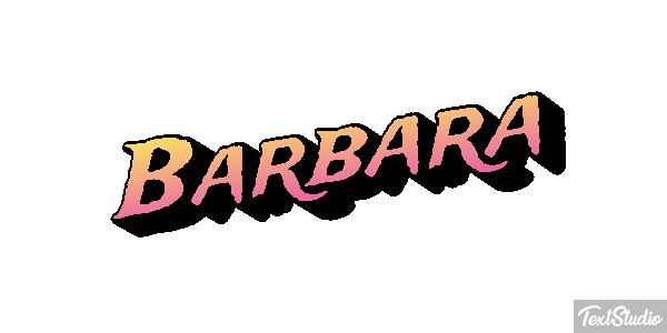 Bárbara テキスト効果
