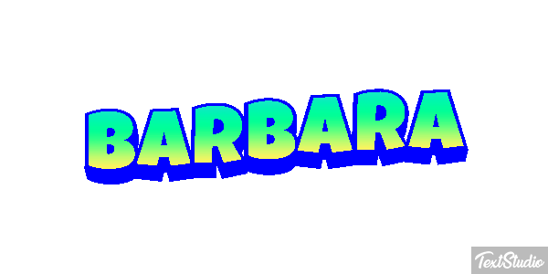 Bárbara テキスト効果