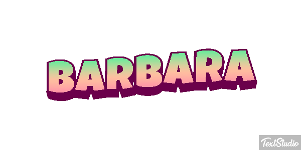Bárbara テキスト効果