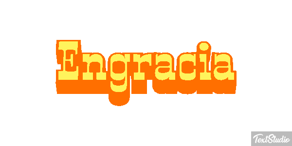 Engracia Efecto de texto