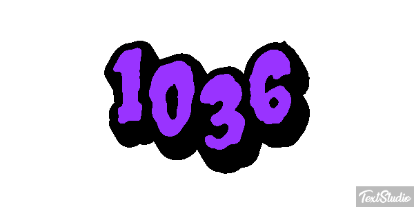 1036 Text effect