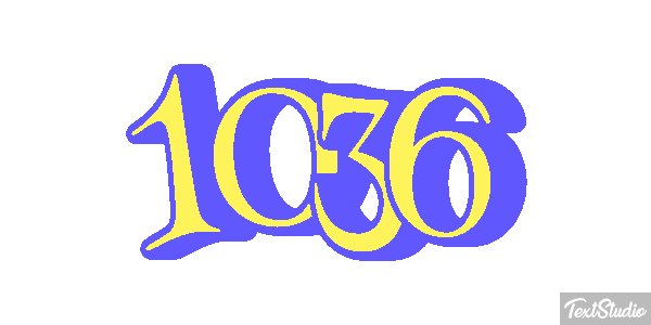 1036 Text effect