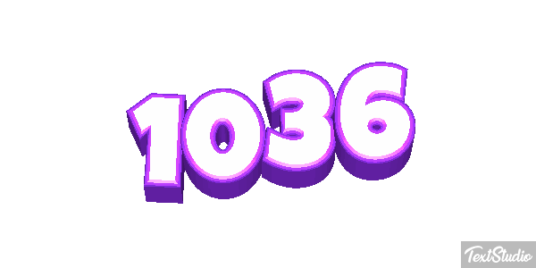 1036 Text effect