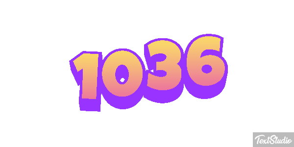 1036 Text effect