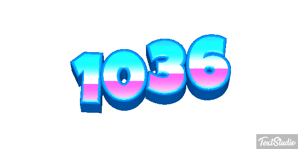 1036 Text effect
