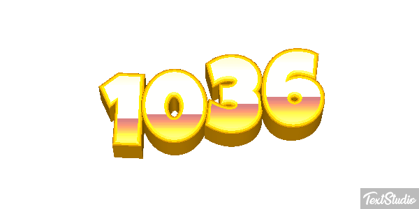 1036 Text effect