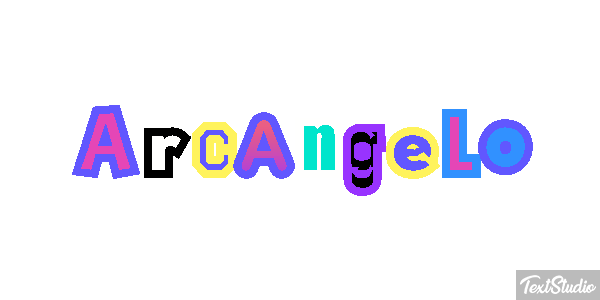 Arcangelo Efecto de texto