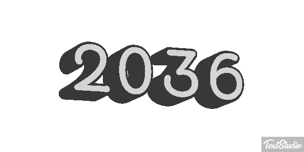 2036 Tekst effect