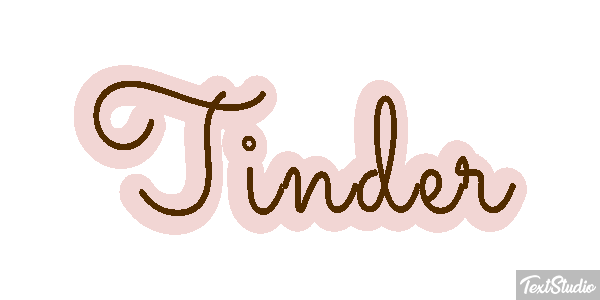 Tinder Effet de texte