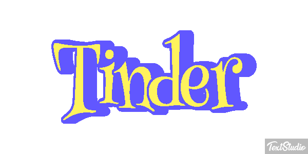 Tinder Effet de texte