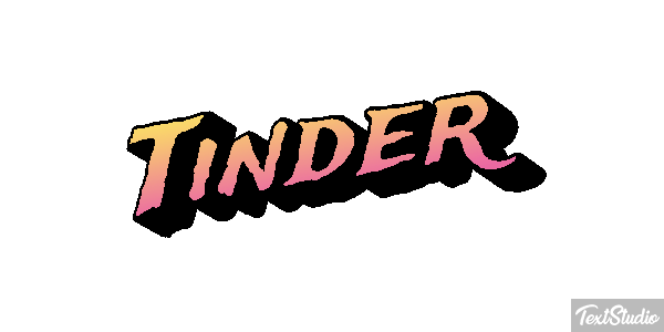 Tinder Effet de texte