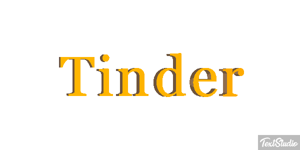 Tinder Effet de texte