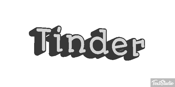 Tinder Effet de texte