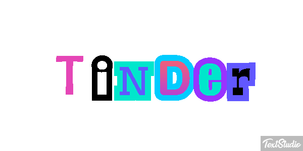 Tinder Effet de texte
