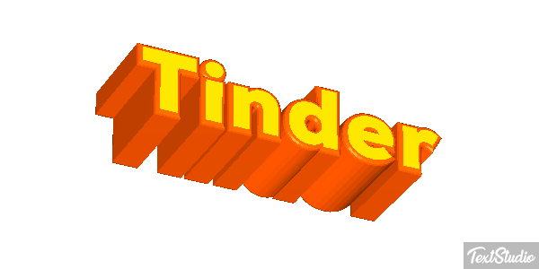 Tinder Effet de texte