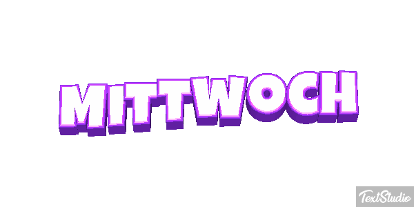 Mittwoch Texteffekt