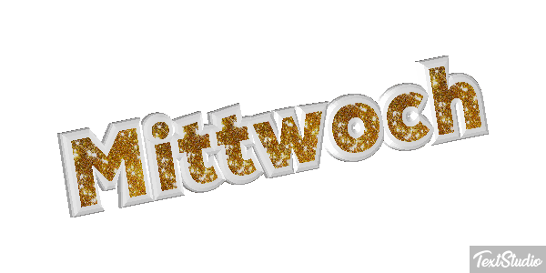 Mittwoch Texteffekt