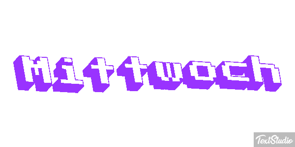 Mittwoch Texteffekt