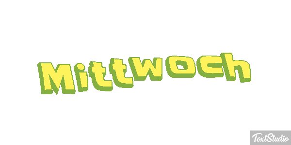 Mittwoch Texteffekt