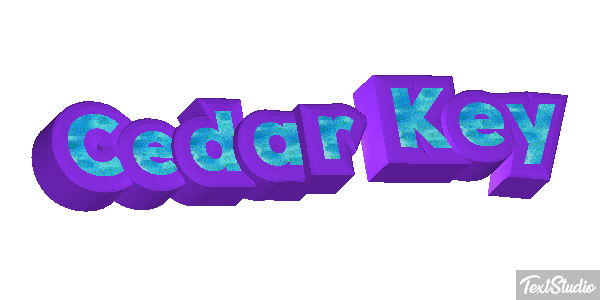 Cedar Key Text effect