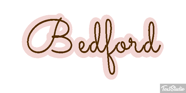 Bedford Text effect