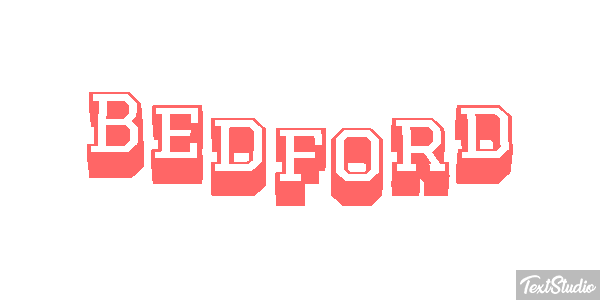 Bedford Text effect