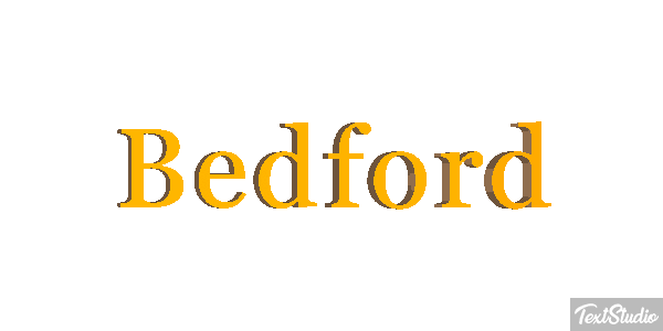 Bedford Text effect