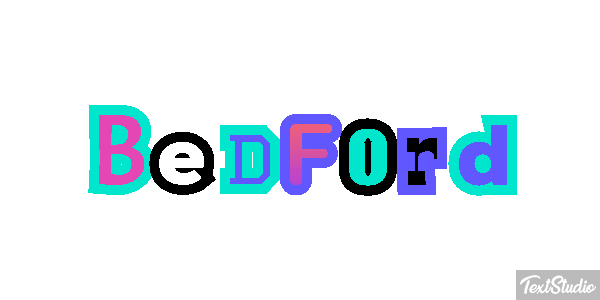 Bedford Text effect